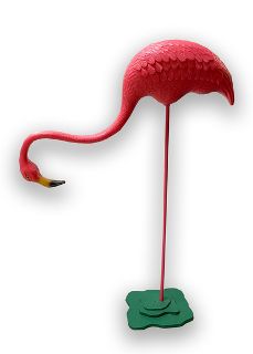 Flamingo Large Bending Over (H: 1m x W: 0.73m)