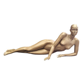 James Bond Girl Gold (H: 70cm x W: 170cm x D: 48cm)