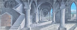 Medieval Castle Backdrop (W: 7.5m x H: 3.6m)