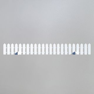 Mini White Picket Fences (W: 2m x H: 0.3m)