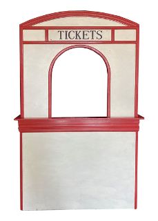 Ticket Booth (H: 2.4m x W: 1.2 m x D: 0.6m)