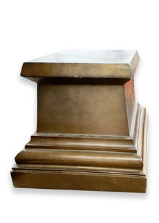Base for Urn Small Copper (H: 31cm x top W x D: 23cm x Base W x D: 34cm)