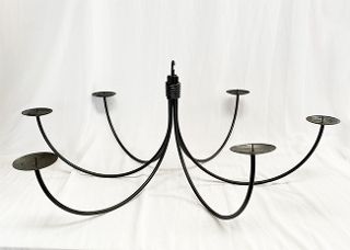 Hanging Candelabra Wide 6pt (H: 30cm D: 74cm)