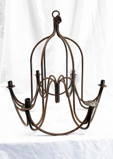 Hanging Candelabra Tall 6pt (H: 60cm D: 50cm)