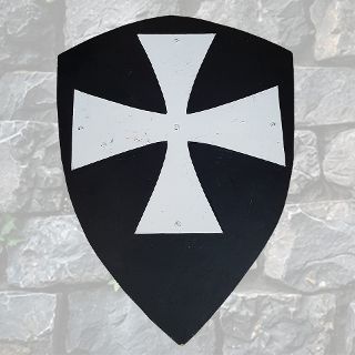 Shield Medieval Maltese (H: 80cm W: 60cm)