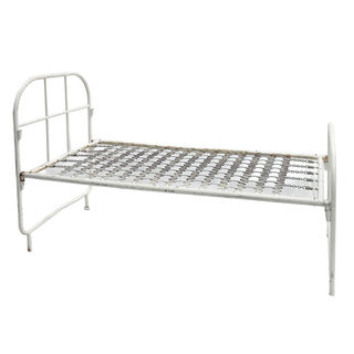 Bed Frame #2 Single White (H: 1.2m x L: 1.8m x W: 0.9m)