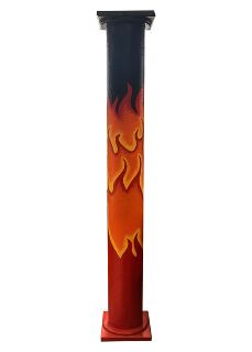 Column (M) Flame (H: 2m W: 0.3m)
