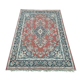 Rug #357 Persian Red, Green & Black (1.7m x 2.3m)