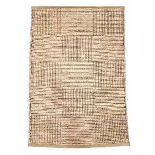 Jute Rug #660 - Brown Woven Fibres (1.1m x 0.77m)