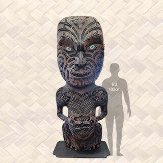 Maori Carving #2 Rua (H: 2.79m x W: 1.72m)