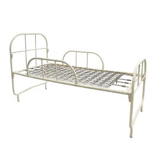 Bed Frame #3 Single Cream w/ Sides (H: 1.2m x L: 1.8m x W: 0.9m)