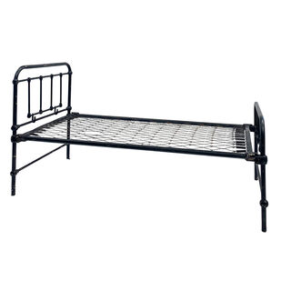 Bed Frame #6 Single Black (H: 1.9m x W: 0.9m x L: 2m)