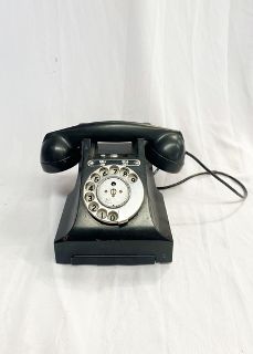 Telephone Bakelite Black
