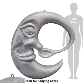 Moon with a Spoon - Studio 54 (H: 1.5m x W: 1.3m )