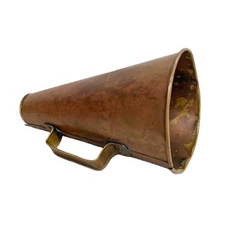 Brass Megaphone Small (L: 31cm D: 17cm)