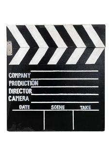 Clapper Board - Large (H: 65cm x W: 60cm)