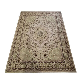 Rug #475 Persian Yellow, Cream & Green (2.7m x 3.6m)