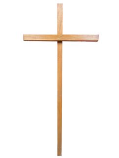 Large Cross/Crucifix Wood (H: 2.1m x W: 0.9m)