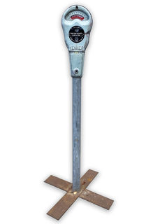 Parking Meter (H: 1.3m x Base W: 50cm x 50cm)