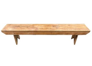 School Bench #1 Short (H: 40cm D: 27cm W: 176cm)