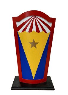 Circus Band Stand (H: 100cm x W: 60cm x D: 30cm)