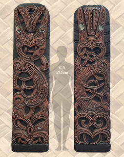 Maori Carving #3 (H: 2.4m x W: 0.65m)