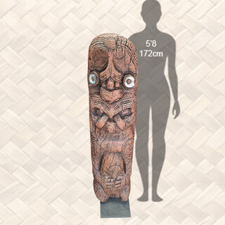 Maori Carving #7 Tiki (H: 1.5m)