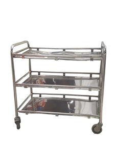 Hospital Medical Trolley # 2  (H: 0.85m x L: 0.85m x D: 0.5m)