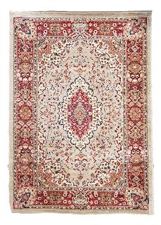 Rug #301 Persian Beige & Red (2.2m x 1.6m)
