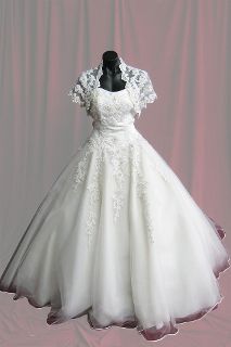 Wedding Dress w Bolero Jacket sz.14