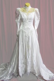 Wedding Dress Victorian Style sz.8-10