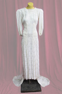 Wedding Dress 1940s sz. 10 45320048