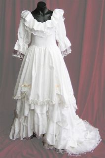 Wedding Dress Frilly SZ12