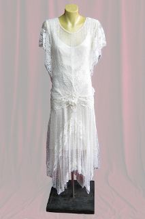 Wedding Dress 1920s SZ8-10