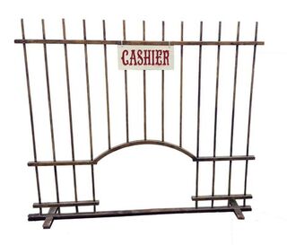Western Teller Bars (H: 1.3m x W: 1.1m)