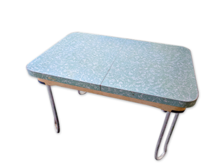 Formica Kitchen Table 020 Green (0.8m x 1.2m x 0.8m)