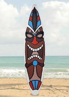 Surfboard Tiki w/ Fins (H: 1.8m x W: 0.5m)