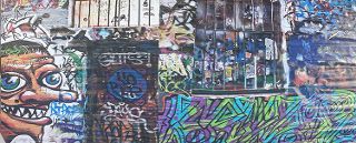 Graffiti #3 Vinyl Backdrop (W: 4.85m x H: 2.5m)