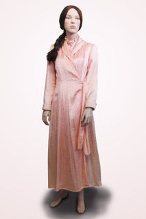 Dressing Gown Pale Pink Quilted