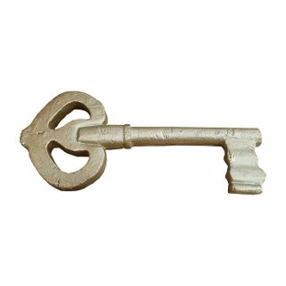 Gold Victorian Style Key - Polystyrene - Large (L: 40cm x H: 17cm x W: 3cm)