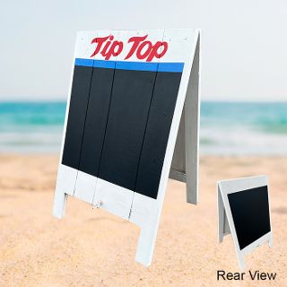 Sandwich Board Sign -Tip Top (H: 95cm x L: 60cm x W when open: 57cm)