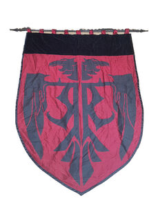 Banner Eagle Red & Black - Wide 1.5m x 1.1m