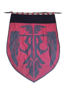 Banner Eagle Red & Black - Wide 1.5m x 1.1m