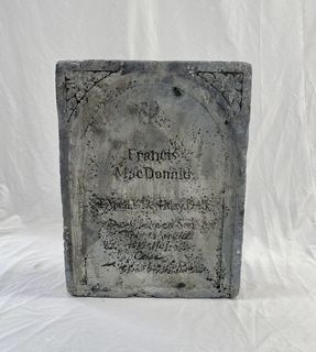 Gravestone Small #23 - Francis MacDonald (W: 0.5m x H: 0.65m)