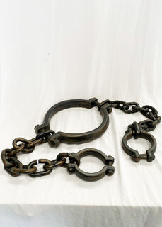 Head and Hands Manacles Plastic