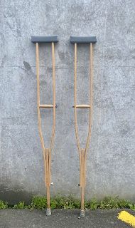 Wooden Crutches