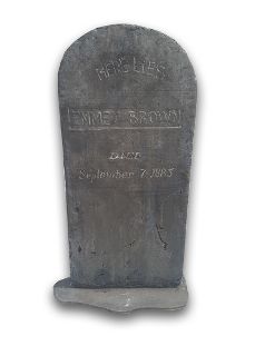 Gravestone Large I - Emmet Brown (H: 1.1m x W: 0.6m)
