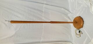 Standing Lamp #2 Wooden (Working) w/ Shade (H: 1.54m)