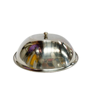 Closhe / Dome Lid #2 Silver (D: 36cm H: 10cm)