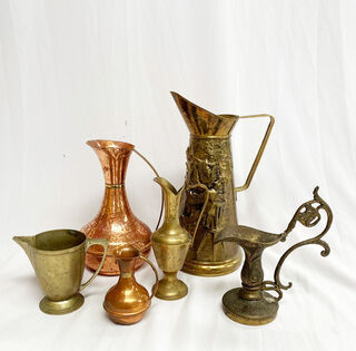 Brass Jugs Assorted